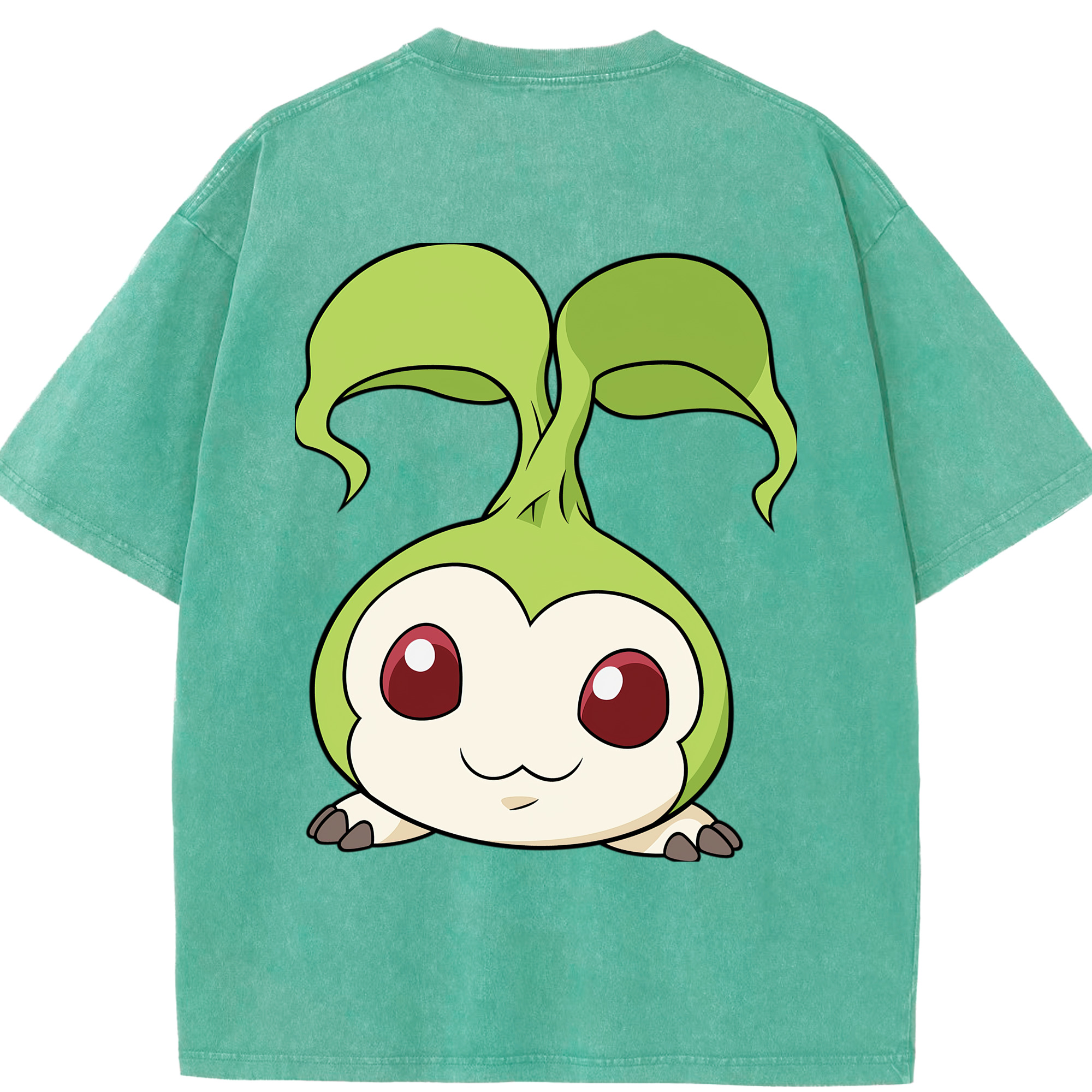 （画像用） Digimon デジタルモンスター/デジモン 綿100% ヴィンテージ風 半袖Tシャツ（背面プリント）